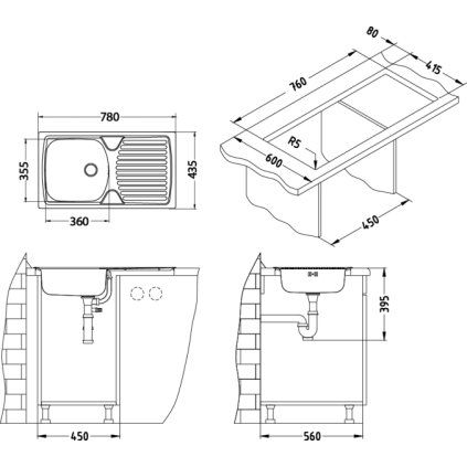 Alveus BASIC 170 nakres