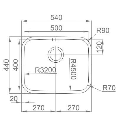 sinks indus 540 v 10 le schema