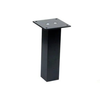 konzola rovna cerna mat