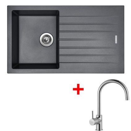 Set Sinks PERFECTO 860 Titaniuma VITALIA