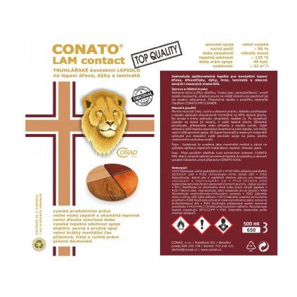 lepidlo CONATO LAM contact 500 ml 1