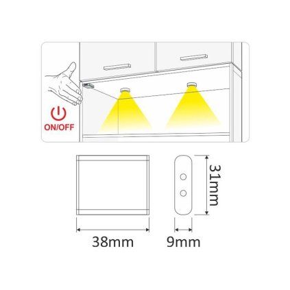 LED vypinac IR pohybovy