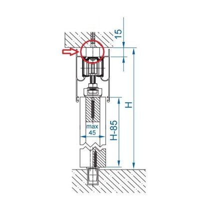 Valcomp HERKULES distancni podlozka stropni