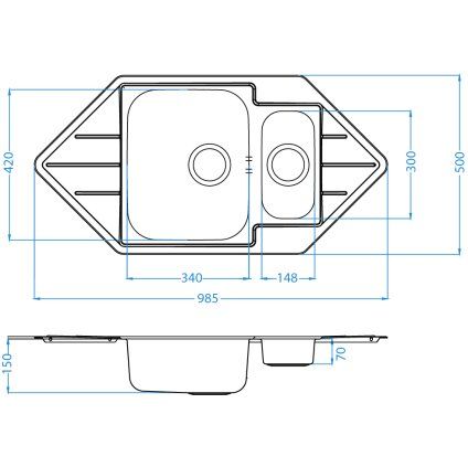 Alveus LINE 40 nakres