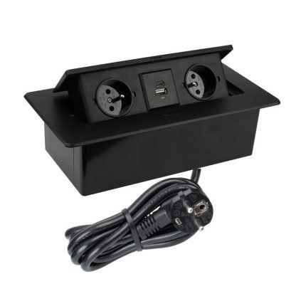 kombibox 2 usb cerny