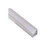 LED lista 2 m profil T18 rohovy a krytka mlecna