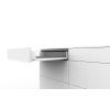 Cemux H Box SLIM sklenene bocnice H84 delka 500 mm bila