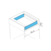 CEMUX Sorter Bins 600mm 2x35L vyska 570mm A Box bily 2