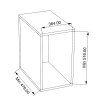 Cemux Style antracit 40 3D plne dno s tlumenim 2