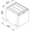 Odpadkovy kos FRANKE Sorter Cube 40 rucni vysuv