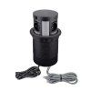 Design Light MULTI BOX vysuvna zasuvka 4 x 230V, 2 x USB a 2x RJ45 cerna a kabel 1,7m2