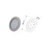 LED sada 3 svetel ORBIT XL s vypinacem chrom mat nakres1