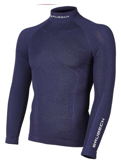 Brubeck pánské tričko s dl. rukávem WOOL MERINO