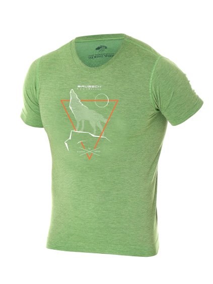 Brubeck pánské tričko krátký rukáv OUTDOOR WOOL 2019 - poslední kusy