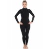 Wool czarny black set woman