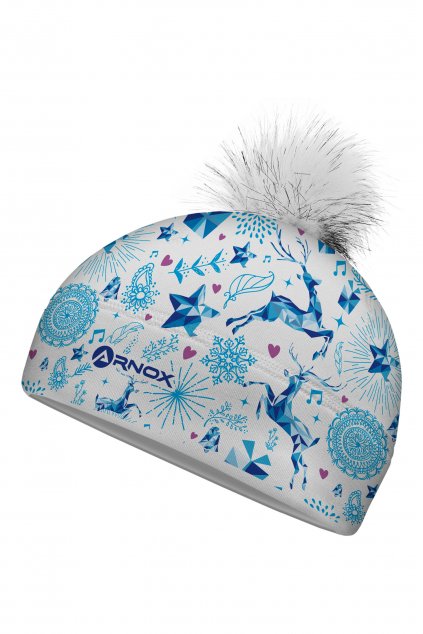 3D cap woman jelen white 1