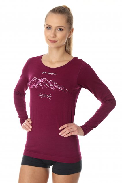 Brubeck LS14150A - Dámske tričko z vlny MERINO Outdoor Wool Pro