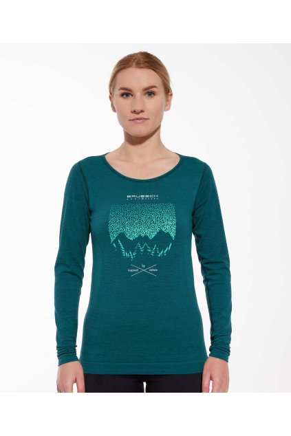 Brubeck LS14150A - Dámske tričko z vlny MERINO Outdoor Wool Pro