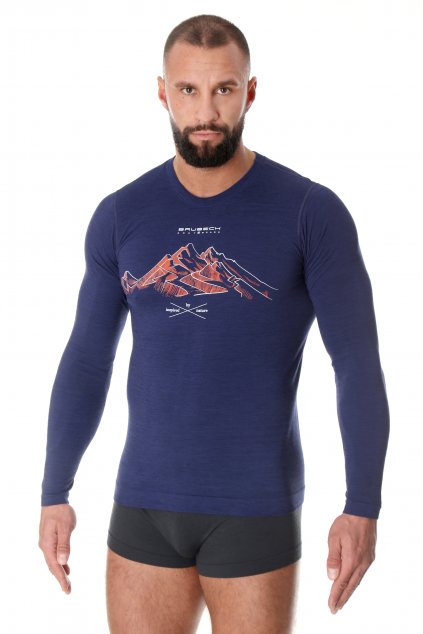 Brubeck LS14140A - Pánske tričko z vlny MERINO Outdoor Wool Pro