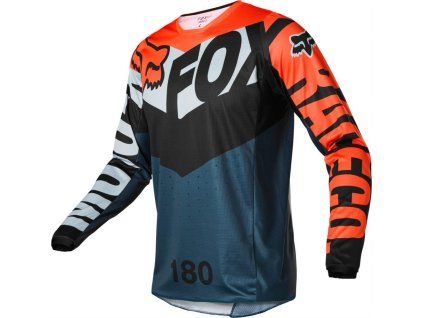Dres FOX 180 TRICE šedo/oranžový