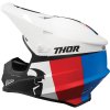 Přilba THOR RACER bílo/modro/červená 2021