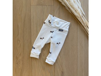 Legíny baby - pejsek v triku