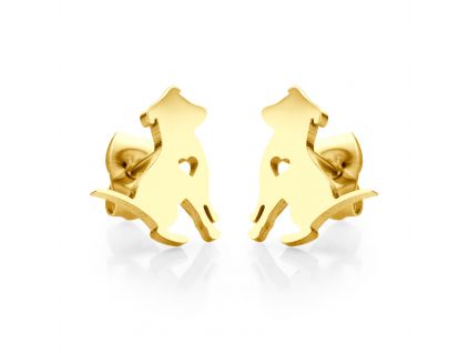 Náušnice PEJSEK GOLD