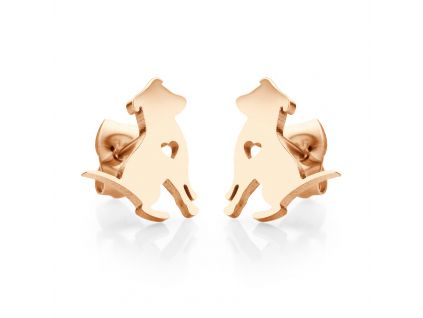 Náušnice PEJSEK ROSE GOLD