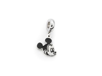 Visací přívěsek HLAVA MICKEY ČERNÝ