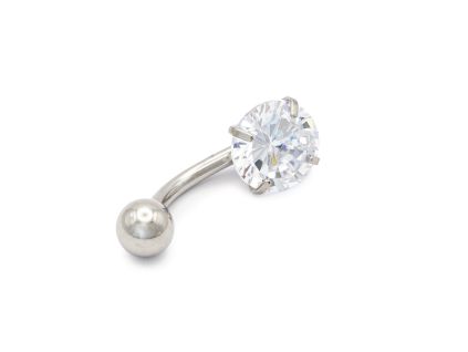 Piercing do pupíku TŘPYTIVÁ ELEGANCE