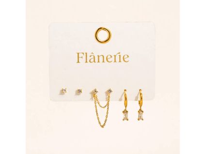 Náušnice ROUSSA 18K GOLD PLATED