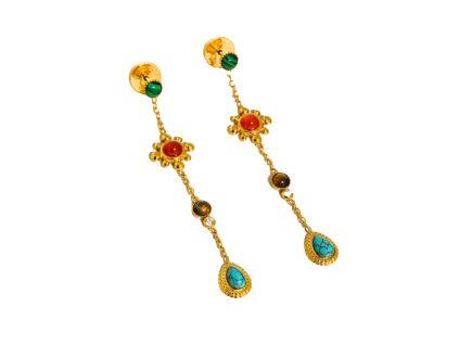 Náušnice BELLEVIE 18K GOLD PLATED