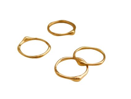 Prsten ROWENA 18K GOLD PLATED
