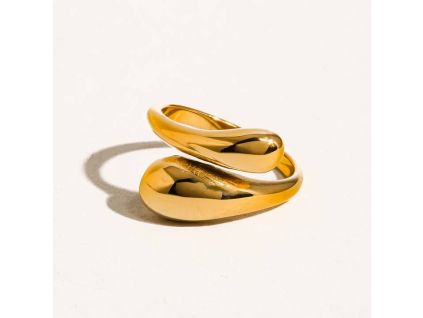 Prsten GABRIELLE GOLD (Velikost 7 (EU: 54 - 56))