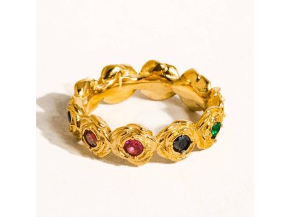 Prsten FRANCES GOLD (Velikost 7 (EU: 54 - 56))