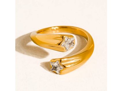 Prsten FENELLA GOLD (Velikost 7 (EU: 54 - 56))