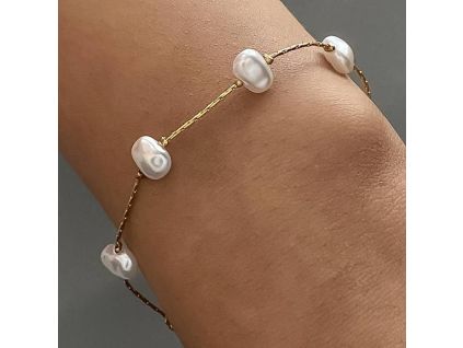 Náramek IDA 18K GOLD PLATED