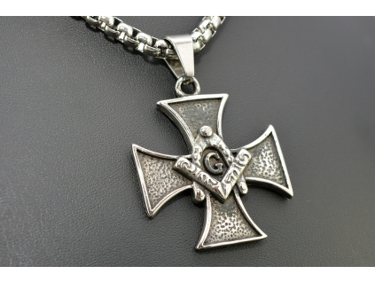 S1290 OCELOVÝ KŘÍŽ 3,9 x 3,9 cm