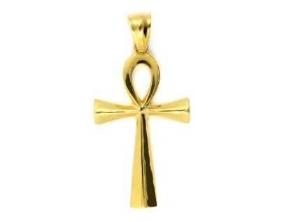 Nilský kříž ANCH - chirurgická ocel GOLD