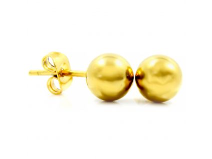Náušnice KULIČKA GOLD 0,6 cm