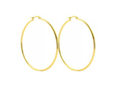Náušnice Kruhy GOLD 5,5 cm