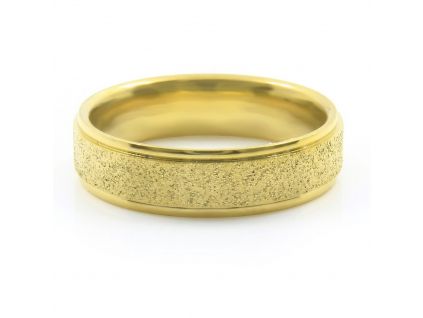 Prsten GOLD s pískováním