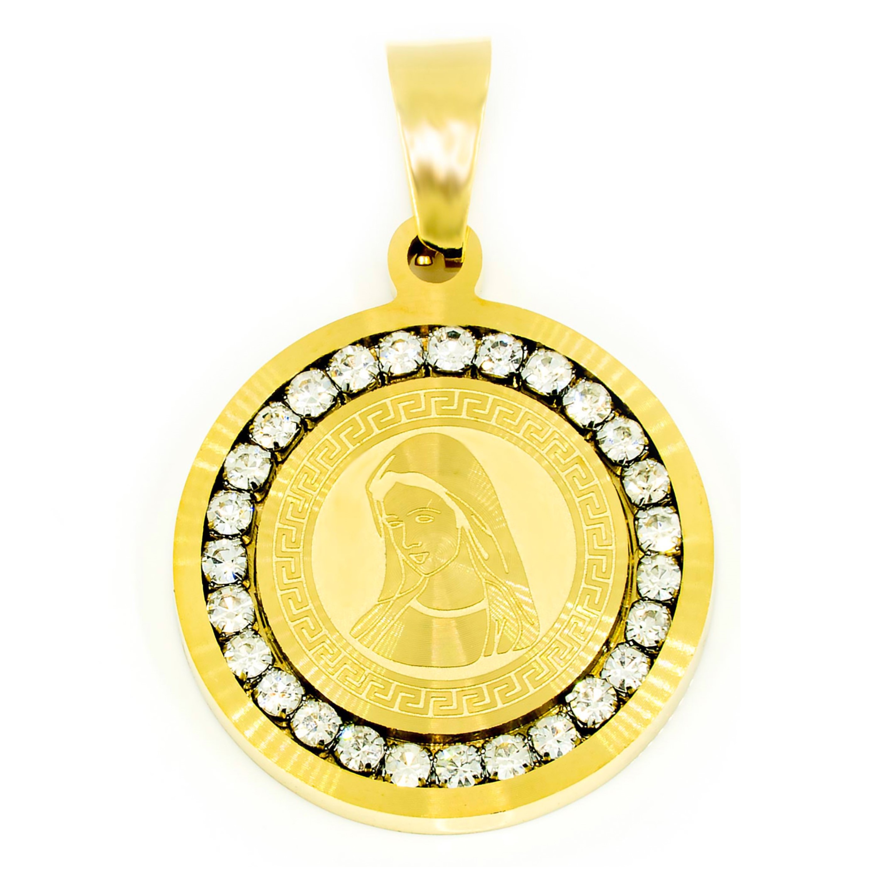 BRUNOshop.cz Přívěsek MADONKA GOLD II s kamínky