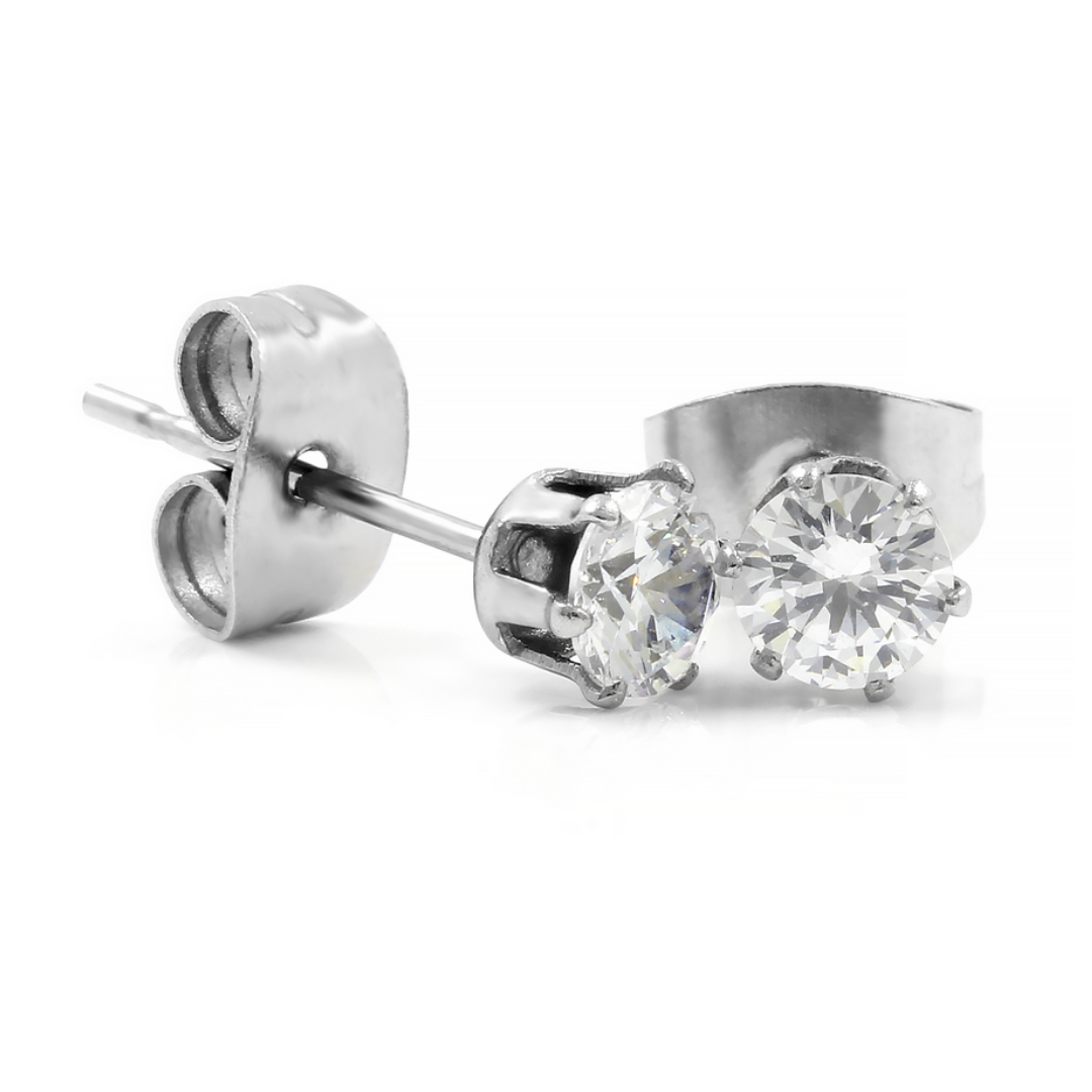 BRUNOshop.cz Náušnice s kamínkem 0,5 cm