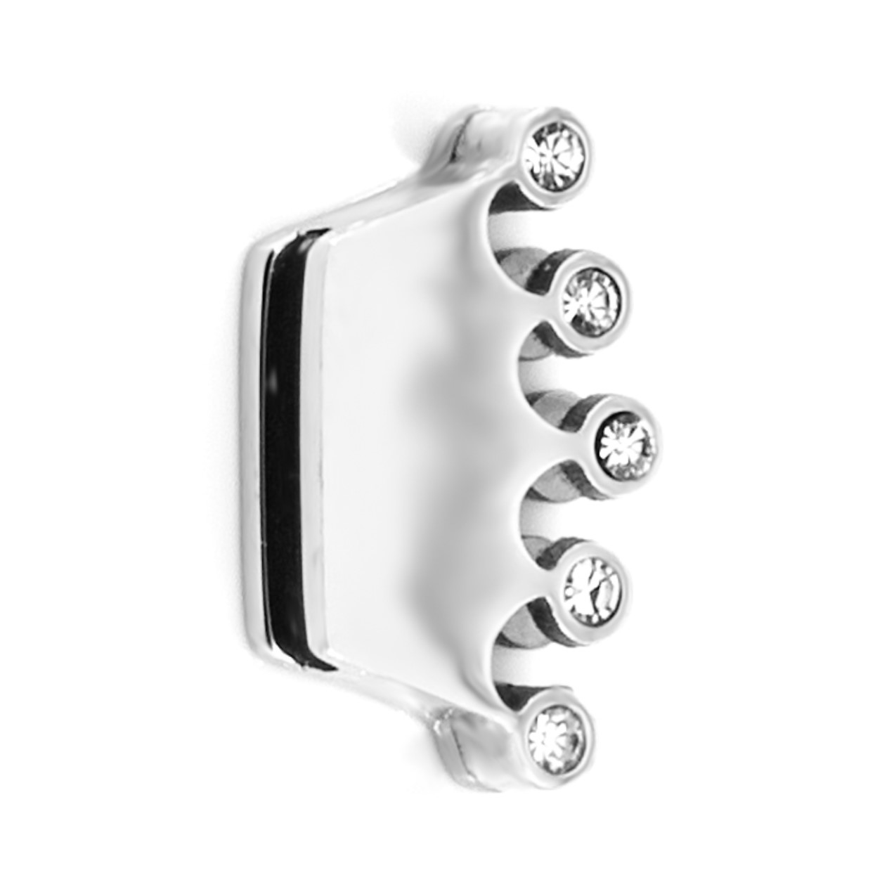 BRUNOshop.cz Přívěsek na plochý náramek KORUNA s kamínky