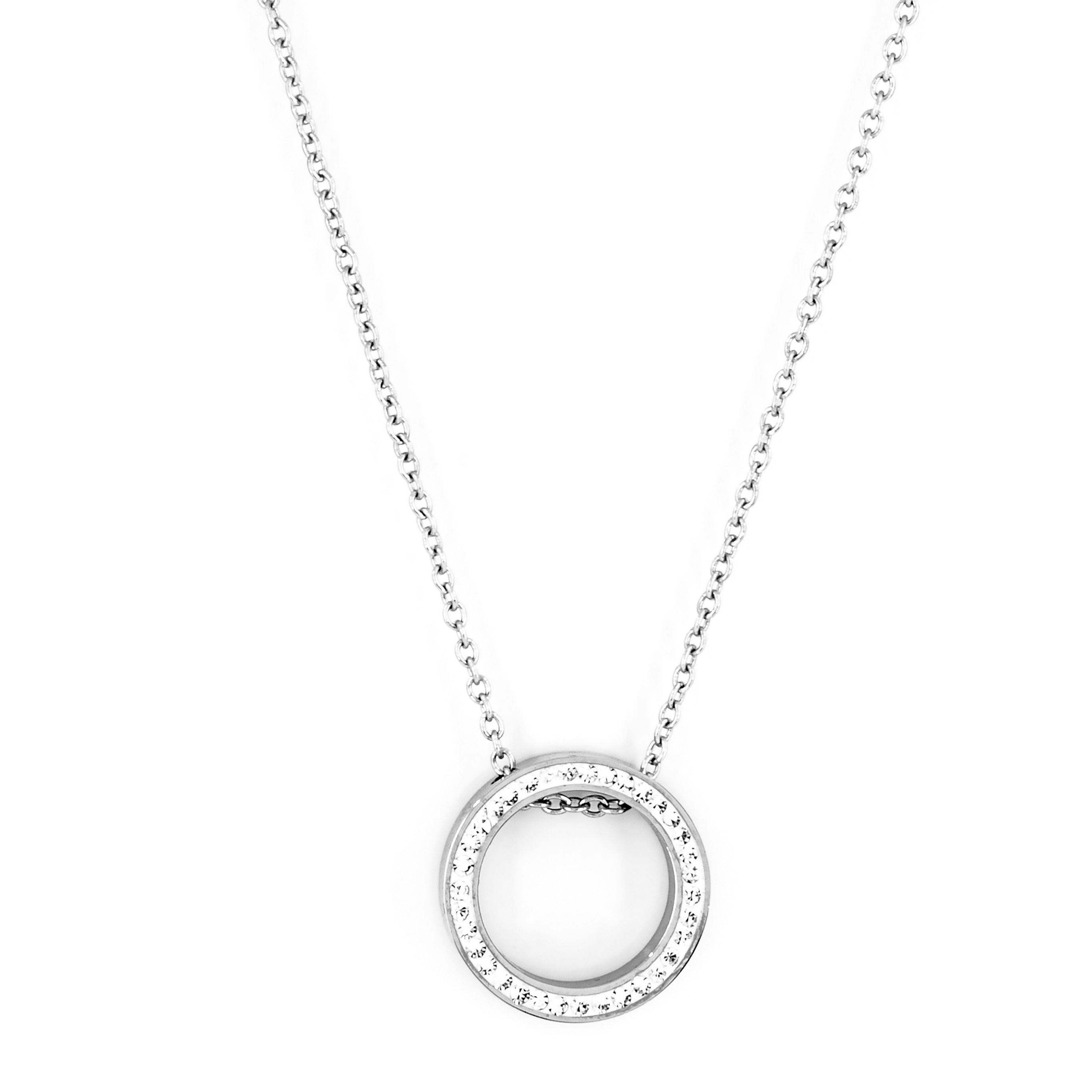 BRUNOshop.cz Náhrdelník KROUŽEK s kamínky