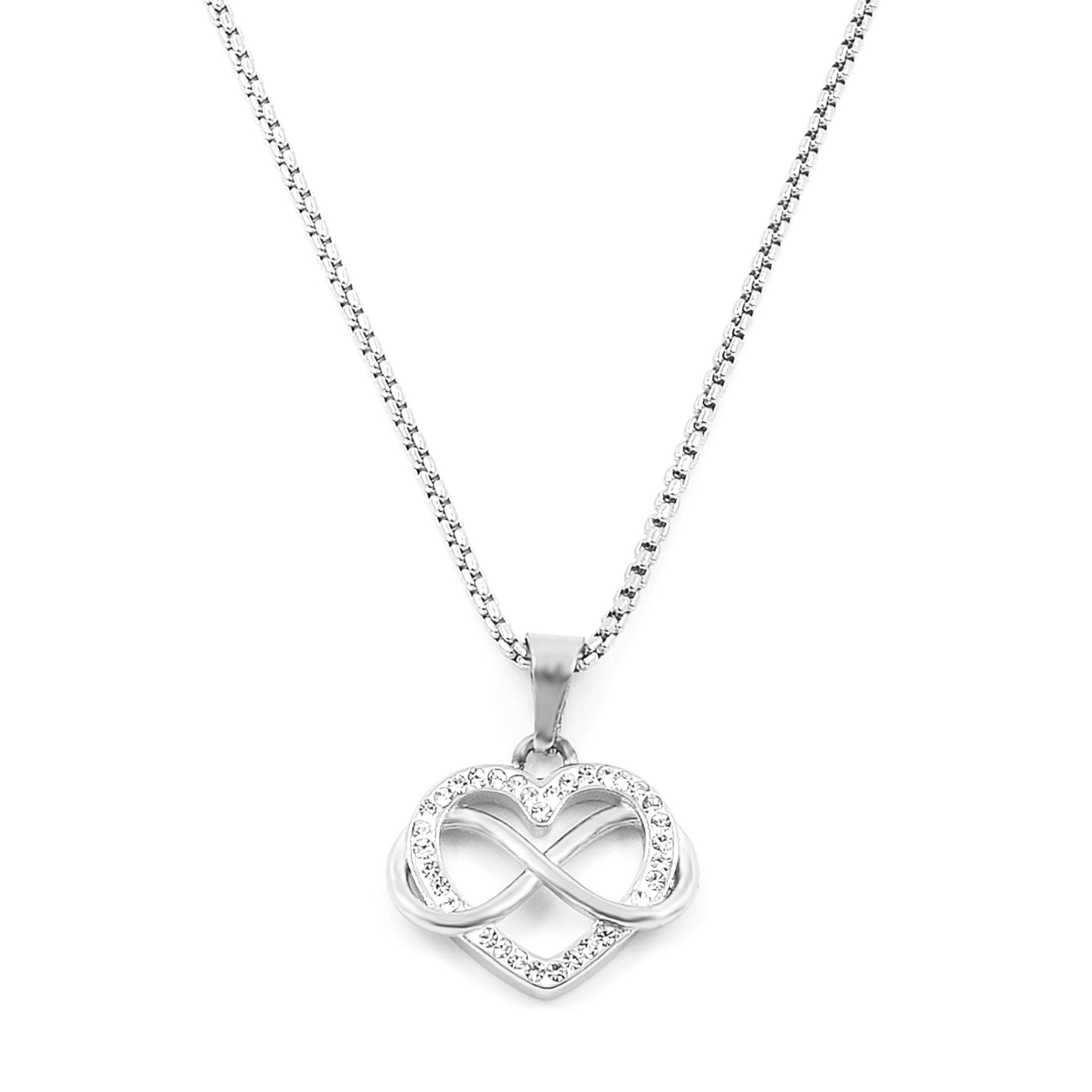 BRUNOshop.cz Náhrdelník NEKONEČNÁ LÁSKA s kamínky