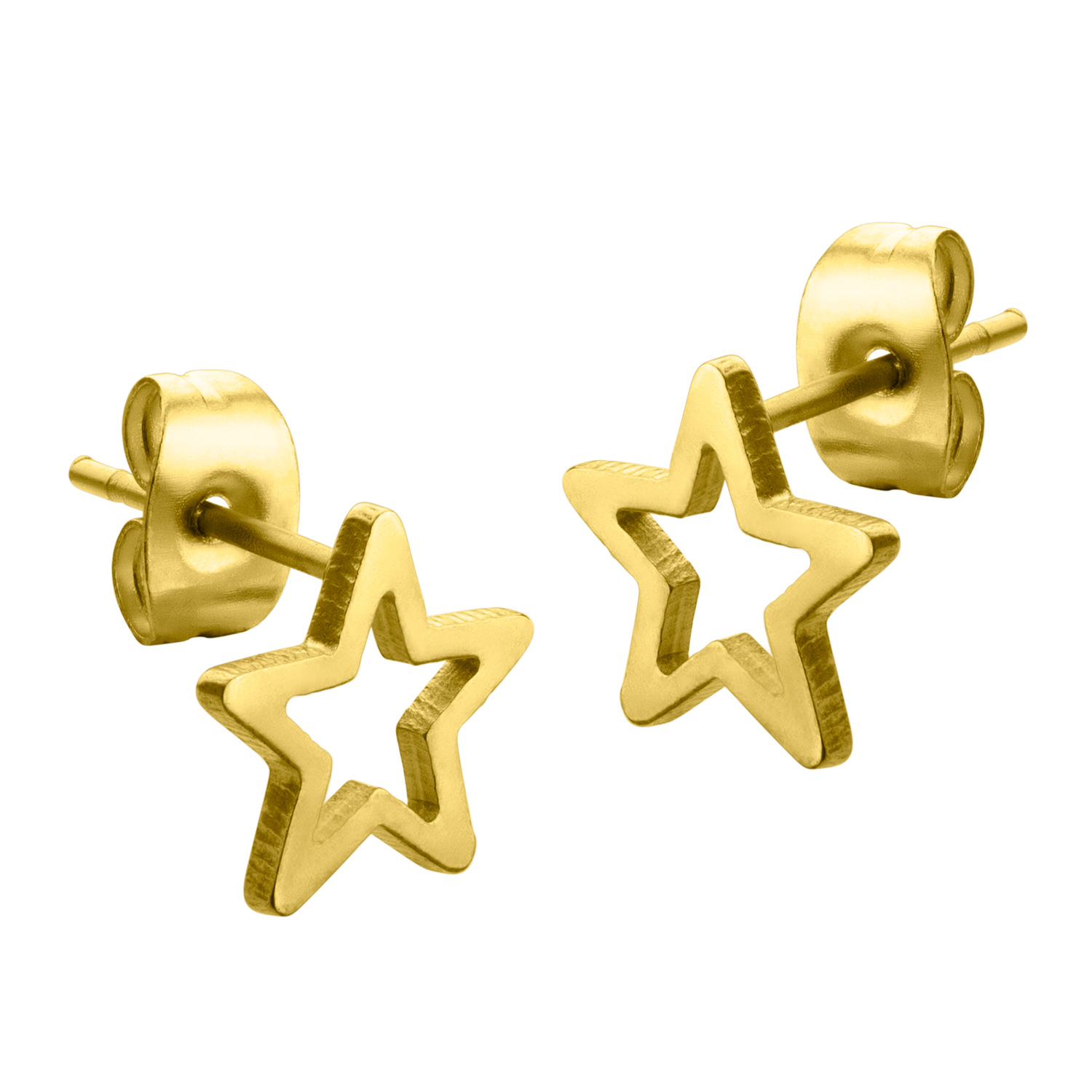 BRUNOshop.cz Náušnice HVĚZDA GOLD