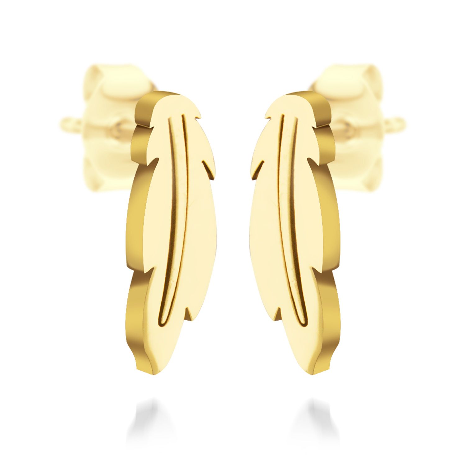 BRUNOshop.cz Náušnice PÍRKO GOLD