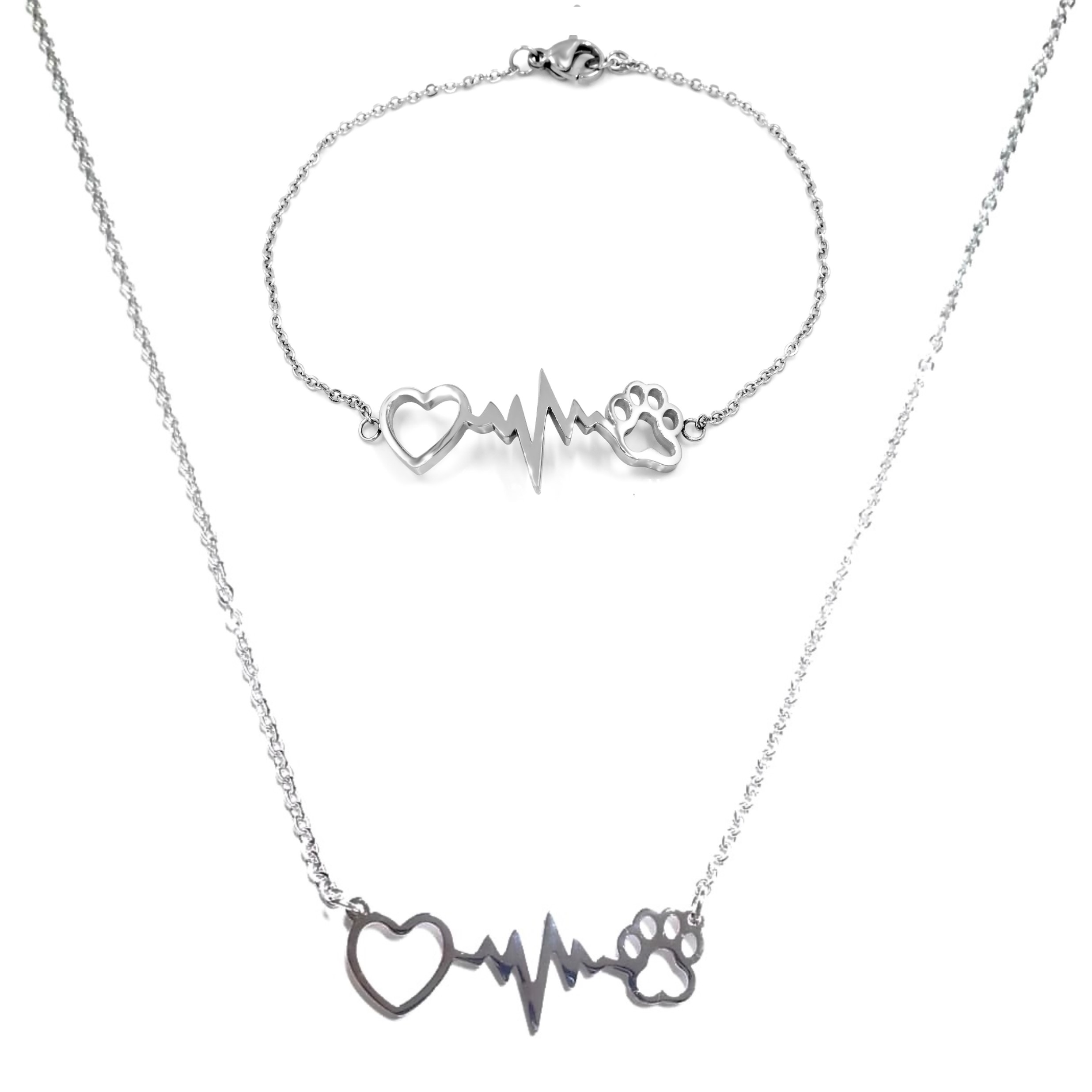 BRUNOshop.cz Souprava KŘIVKA EKG a TLAPKA